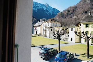 Blick von der Unterkunft