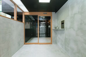 Interior entrance