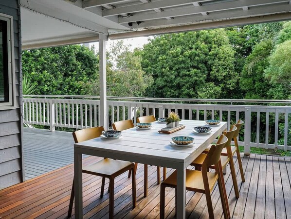 Dine in the balcony with a view