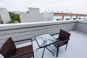 Spacious terrace with open views — perfect for your morning coffee or evening unwind