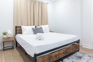 We have luxury queen-sized beds to accommodate you and your family with comfort.