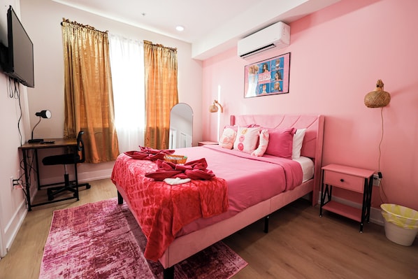 Step into comfort and tranquility. This cozy bedroom offers a plush bed, soft linens, and a serene ambiance — perfect for unwinding after a long day of adventure. Your perfect sleep sanctuary awaits.