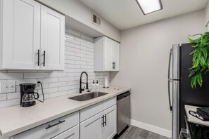 Fully-equipped kitchen with all the essentials – perfect for home-cooked meals.