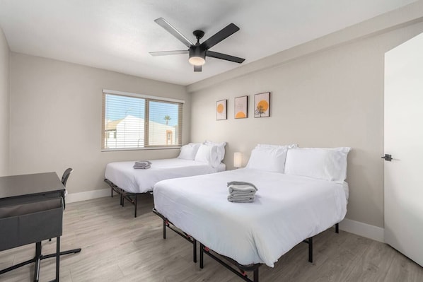 Our bedroom is designed to provide a peaceful retreat, where you can rest and recharge.