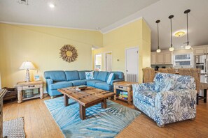 Living Area with Deck Access