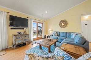 Living Area with Deck Access