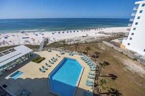 Sea Serenity at Perdido Sun Resort in Perdido Key - Double pools for double the pleasure.