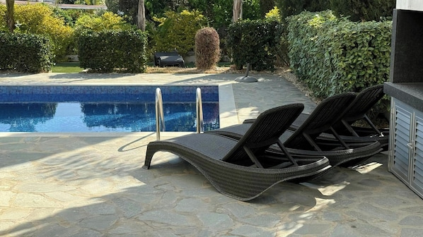 Private Garden and Pool Area