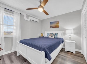 With a Queen Bed in both rooms - you'll be able to recover after a long day at the Beach.