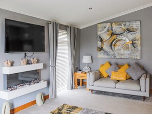 Living area | Seagrass Lodge, Rhosfawr, near Pwllheli