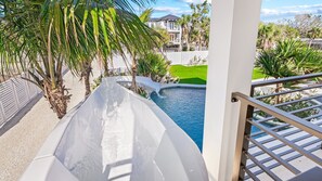 2nd Level Water Slide Entry - Slide into Paradise