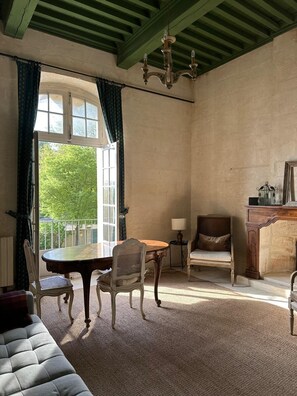 Study with sofa bed.  The most beautiful place to study, wrote or work!
