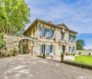 Front view of the main house