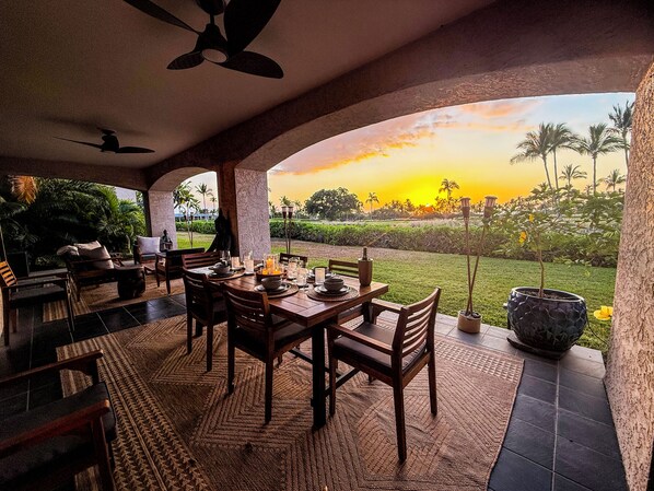 Outdoor dining