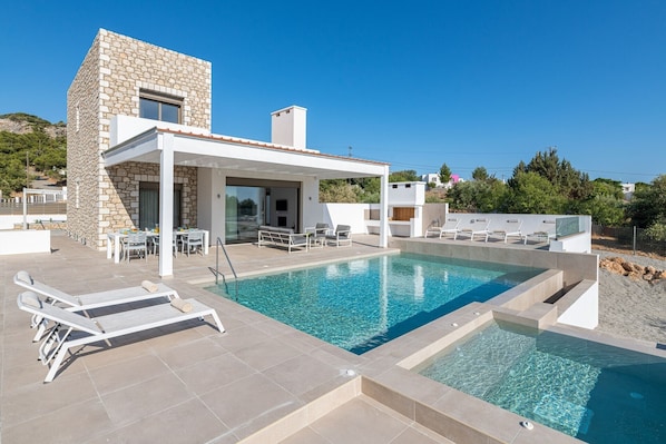 Superb Rhodes Villa | Villa Nyx & Helios | 3 Bedrooms | Private Pool | Lovely Furnished Terrace | Shaded Outdoor Dining Area | Prime Location | Pefkos | Lindos