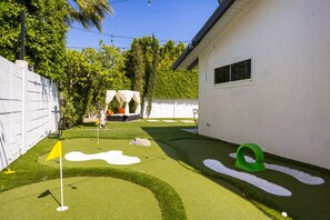 Enjoy a round of mini golf