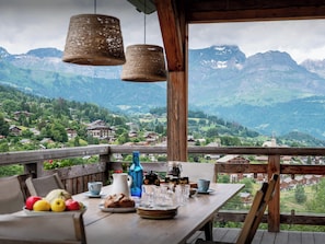 Balcony & view