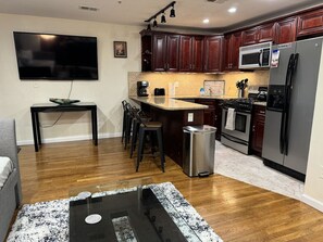 Living / kitchen are