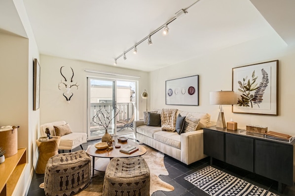 Living Room, Pullout Queen Sofa