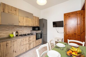 Kitchen and dining area