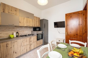 Kitchen and dining area