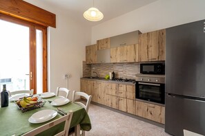 Kitchen and dining area