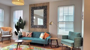 Stylish Living Room Area featuring Smart TV