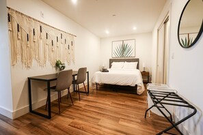 Indulge in the comfort of our bedroom, a serene space where you can unwind and restore your energy after a long day