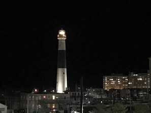 Beautiful view of the lighthouse from living room area 