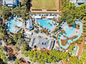 3 pools, 2 waterslides, and a lazy river!!