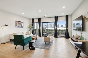 Open concept living/dining/kitchen
