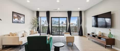 Open concept living/dining/kitchen