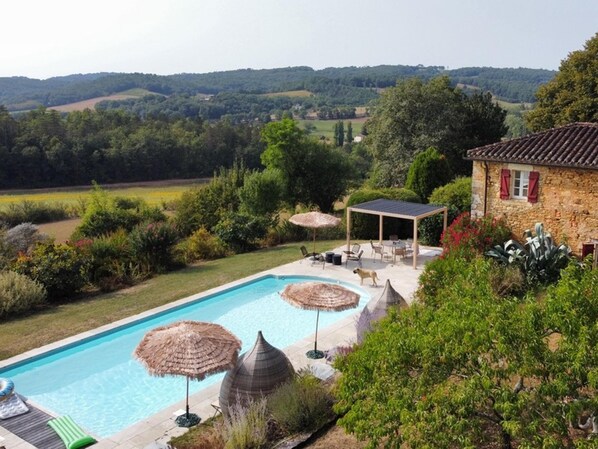 Piscine maison de vacances
