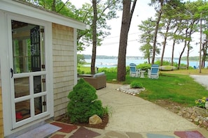 Looking from entrance out towards front yard