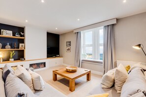 Zareba, St Ives. Ground floor: This luxurious coastal retreat boasts unbeatable views across the iconic St Ives harbour