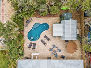 Aerial view of Evergreen