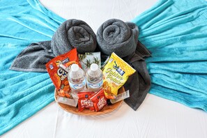 Welcome basket for our guests