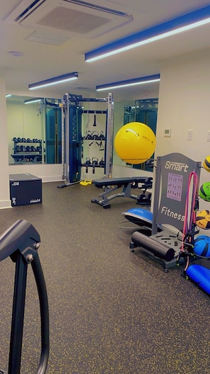 Stay fit during your stay with access to our well-equipped gym, ensuring a convenient workout experience