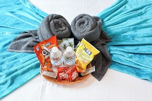 Welcome basket for our wonderful guests