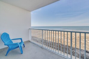 You can slip right out onto the Private Balcony.