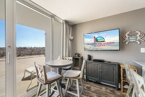 Enjoy a home cooked meal at the Dining Table.