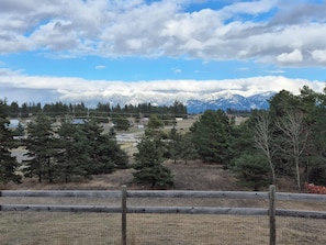 Mountain view from deck