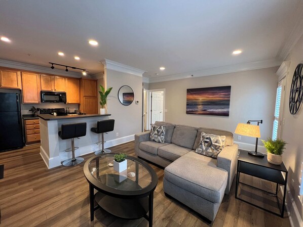 View of the comfortable and open living space.