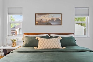 Beautiful and comfortable master bedroom.