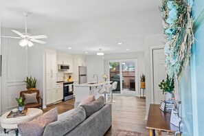 View of the townhome from the front entryway.