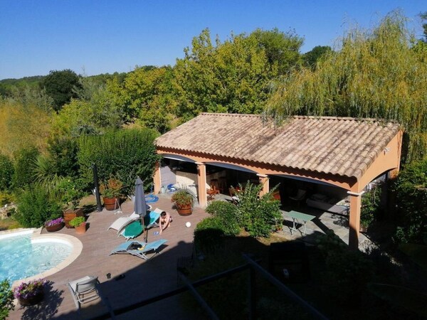Air-conditioned Country House With Heated Swimming Pool In Périgord - Dordogne