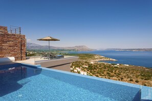 Modern Crete Villa | Villa Azure Horizon | 4 Bedrooms | Large Terrace with Private Pool | Luxury & Privacy | Parking Area | Chania