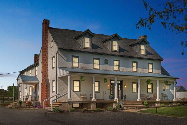 front of the house