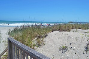Steps away from the sandy shores of Garden City Beach!