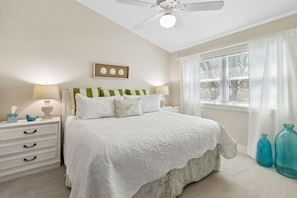 King Bed in Primary Bedroom